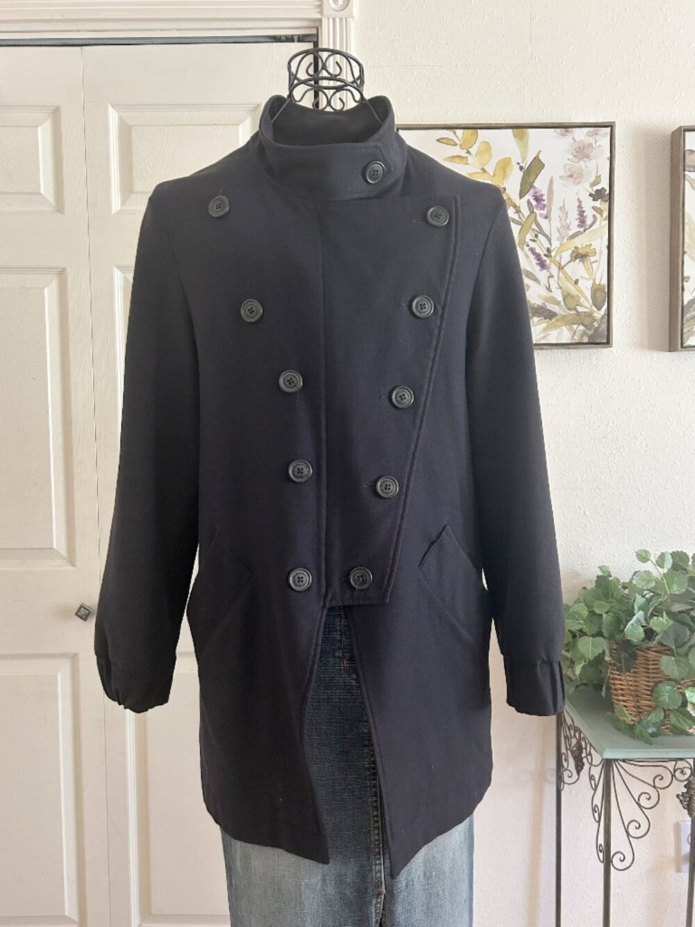Vivienne Westwood Double-Breasted Pea Coat - Black